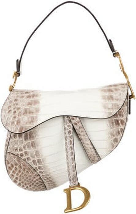 himalayan croc dior|christian dior saddle bag.